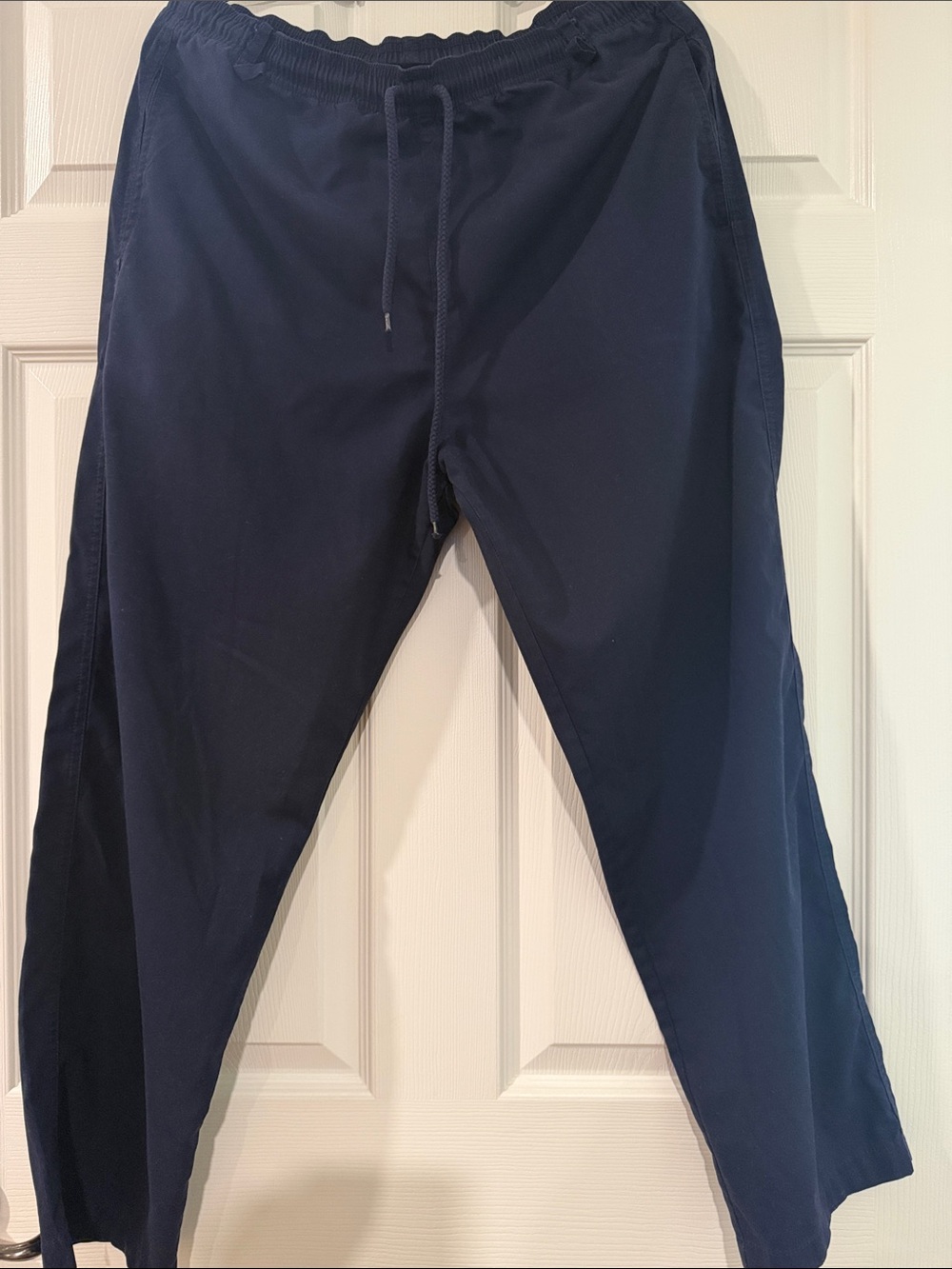 Smart Scrubs Medium Unisex Short Navy Drawstring Scrub Pant